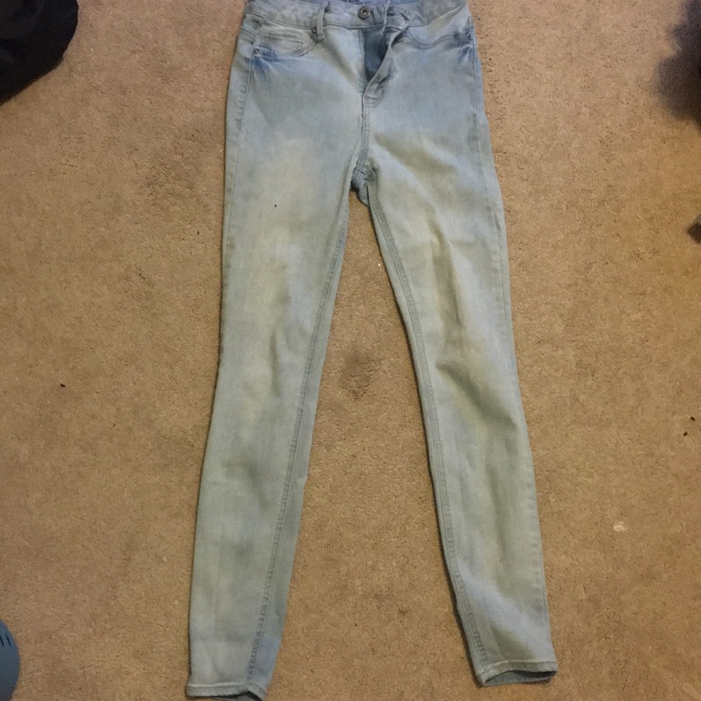 Light blue jeans